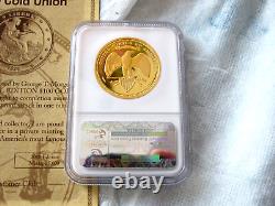 $100 Dollars Gold Union 1 Oz. 999 Proposed 1876-2010 Ultra Cameo Gem Proof NGC