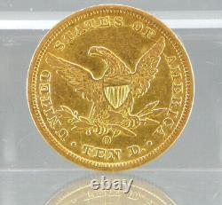 1847-O $10 Ten Dollar Coin New Orleans Liberty Head Gold Eagle. High Grade VG AU+