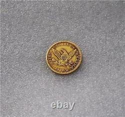 1847 USA $5 Dollars Gold Coin 1/2 Eagle Liberty Head No Motto Xf