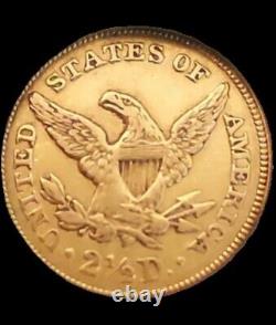 1851 $2.5 Dollar Gold Liberty Head Liberty Quarter Eagle Coin