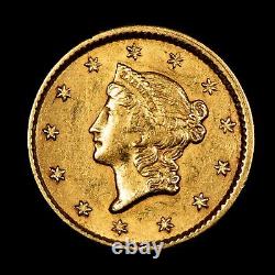 1851 G$1 Liberty Head Gold Dollar Luster AU SKU-G3712