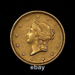 1852 G$1 Liberty Head Gold Dollar Some Luster SKU-G3007