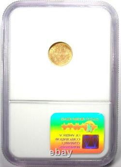 1852 Liberty Gold Dollar G$1 Coin Certified NGC MS61 (BU UNC) Rare Gold Coin