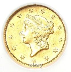 1852 Liberty Gold Dollar G$1 Coin Certified NGC MS61 (BU UNC) Rare Gold Coin