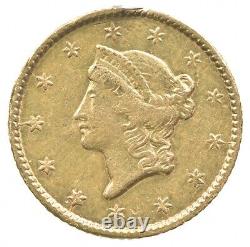 1853 $1 Liberty Head Gold Dollar 1826