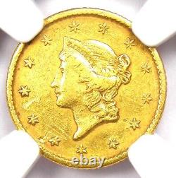 1853 Liberty Gold Dollar G$1 NGC XF Detail (EF) Rare Early Gold Coin
