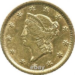 1853-O $1 Liberty Head Gold Dollar 7886