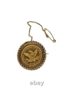 1853 aUNC Liberty Gold Half Eagle $5 FIVE D DOLLAR Gold Coin 22k
