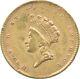 1855 $1 Indian Princess Head Gold Dollar 3875
