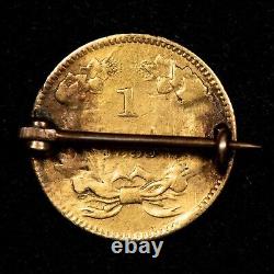 1855 G$1 Indian Princess Head Gold Dollar Pin Type-2 SKU-G2480