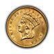 1856 G$1 Indian Princess Head Gold Dollar Strong Luster Type-3 AU G3795