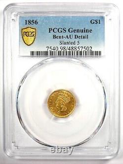 1856 Indian Gold Dollar G$1 Coin Certified PCGS AU Details Rare Gold Coin
