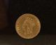 1861 Indian Gold Dollar G$1 Extremely Fine Rare Early Coin! With COA