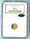 1873 Open 3 G$1 GOLD DOLLAR Type 3 $1 NGC MS-63 MS63 CAC SCARCE CAC
