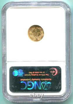 1873 open 3 $1 GOLD DOLLAR Type 3 NGC MS63 MS-63 CAC Older Holder CAC