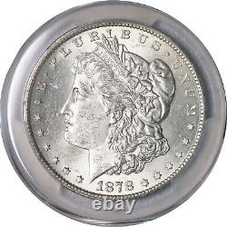 1878 CC Carson City $1 Morgan Silver Dollar PCGS Secure Gold Shield MS62 Coin