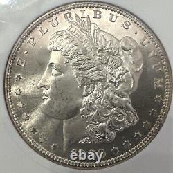 1880-S MS 65 Gorgeous Rose Gold Toning And Mirror Back Wow ANACS Wow Coin