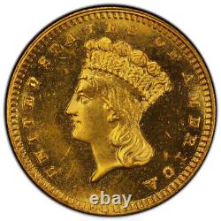 1888 G$1 Gold Indian Princess PCGS PR65 Gold Dollar 475633