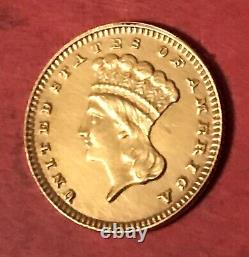 1889 $1 Gold Indian Princess One Dollar Coin- XF Details