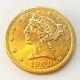 1901 S US $5 Liberty Head Half Eagle Five Dollar Gold Coin LOW SURVIVAL POP