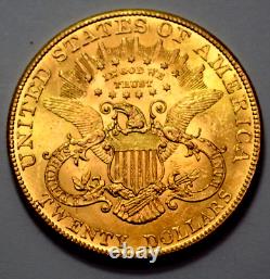 1907-P Liberty Head $20 Twenty Dollar Gold US Coin High Grade Bullion