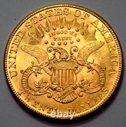 1907-P Liberty Head $20 Twenty Dollar Gold US Coin High Grade Bullion