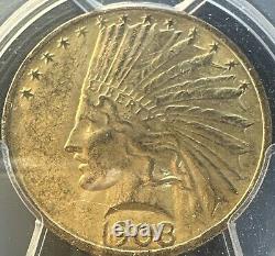 1908 P NO MOTTO Indian Head Gold Coin $10 Dollars MS63 PCGS Stunning Original