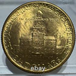 1926 (1776) 2 1/2 Dollar Gold Sesquicentennial Coin Ms Uncirculated