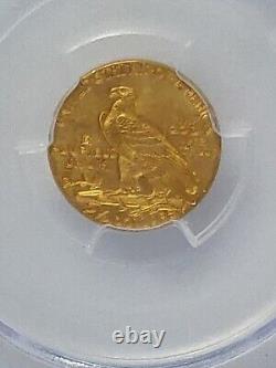1926 Gold Indian Quarter Eagle $2.5 Dollar Coin Pcgs Certified Ms 63