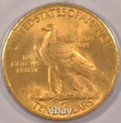 1932 $10 Gold Indian Eagle Coin PCGS MS64 Rattler Pre-1933 Gold