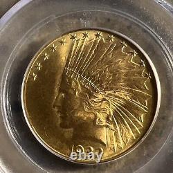 1932 $10 Indian Head Ten Dollar Gold Eagle PCGS MS63 CAC C-3