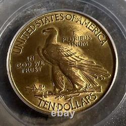 1932 $10 Indian Head Ten Dollar Gold Eagle PCGS MS63 CAC C-3
