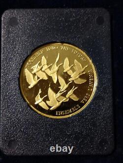 1978 Canada 100 Dollars 22k Gold Coin 0.5 oz of Gold Together Into The Future