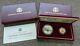 1988 US Mint Olympic Coins Proof Set Silver Dollar $5 Dollar Gold Coin Box + COA