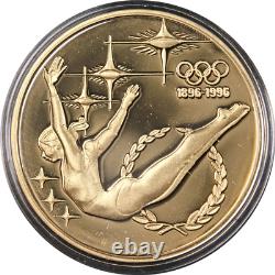 1993 Australia 200 Dollars Olympic Centennial Gold Coin The Gymnast. 9167