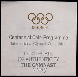 1993 Australia 200 Dollars Olympic Centennial Gold Coin The Gymnast. 9167