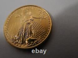 1996 $5 Gold American Eagle Coin 1/10 oz Fine Gold Five Dollars