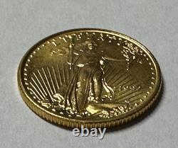 1997 Gold American Eagle 1/10 Oz Gold $5 Dollar Coin