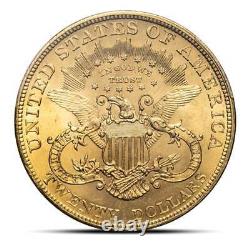 $20 Liberty Double Eagle Gold Coin (MS64, NGC or PCGS)