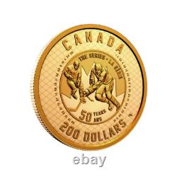 $200 Dollars Gold Coin, Canada USSR First Hockey Game Anniversary, 2022