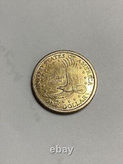 2000 P Sacagawea One Dollar Coin US Liberty Gold Color