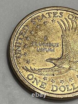 2000 P Sacagawea One Dollar Coin US Liberty Gold Color