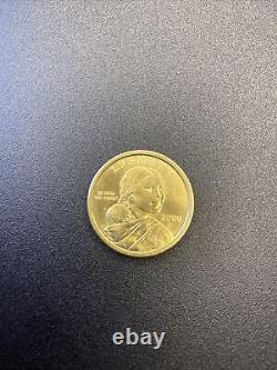 2000 P Sacagawea One Dollar Coin US Liberty Gold Color Philadelphia
