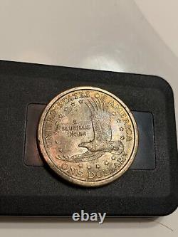 2000 P Sacagawea One Dollar Coin US Liberty Gold Color Philadelphia