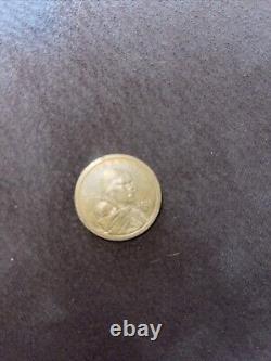 2000 P Sacagawea One Dollar Coin Us Liberty Gold Color Circulated