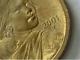 2001-P SACAGAWEA Dollar Coin Golden Diameter 26.5mm