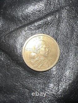 2001 P Sacagawea One Dollar Coin Gold Color