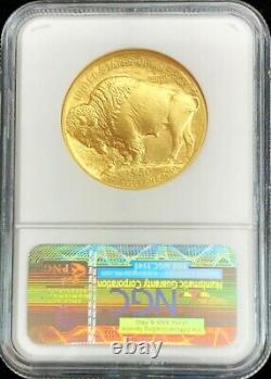 2008 Gold United States $50 Dollar Buffalo 1 Oz Coin Ngc Mint State 70