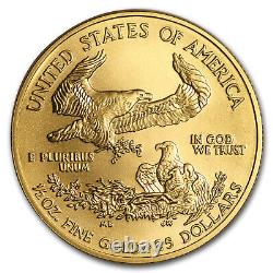 2008-W 1/2 oz Burnished Gold American Eagle (withBox & COA) SKU #56723