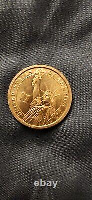 2010 D Rare Abraham Lincoln Dollar Gold Coin 1861-1865